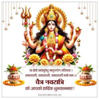 Chaitra Navratri Wishes Greetings in Hindi Status for Whatsapp