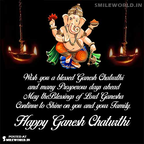 Happy Ganesh Chaturthi Wishes in English !! Quotes Messages Status