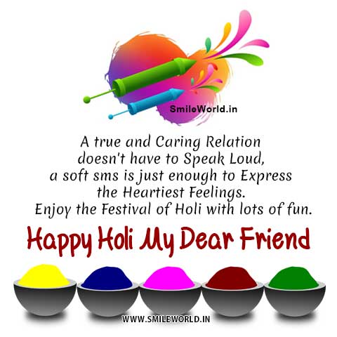 Happy Holi Wishes in English Greetings SMS for Whatsapp Facebook