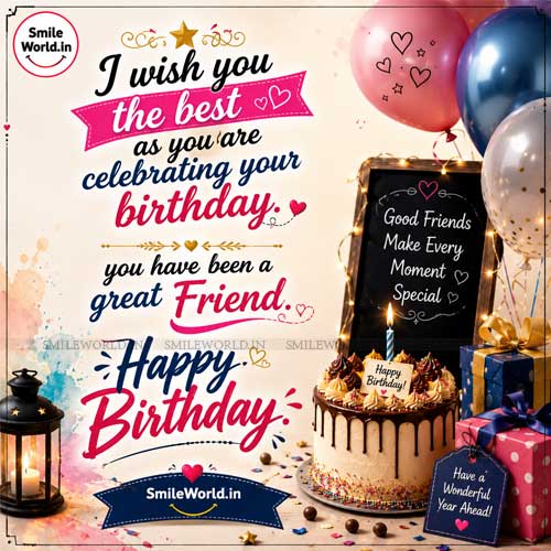 Happy Birthday My Friend Wishes in English Status Happy Birthday My Friend Wishes in English Status