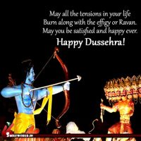 Happy Dussehra Picture Message Status